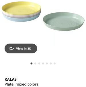 IKEA Colorful Round Plates Set